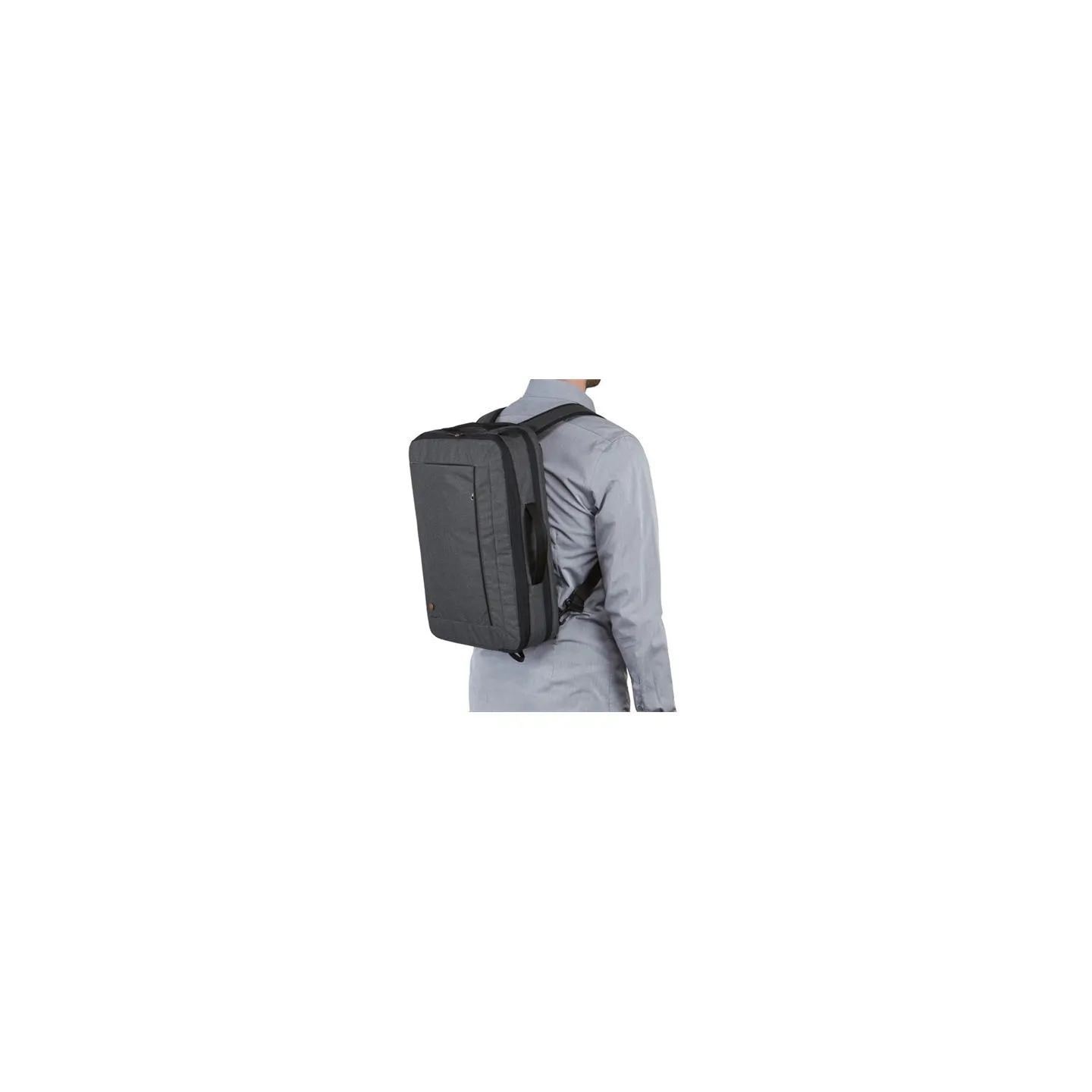 Case Logic | Era Hybrid Briefcase | Fits up to size 15.6 " | Messenger - Briefcase/Backpack | Shoulder strap | Obsidian