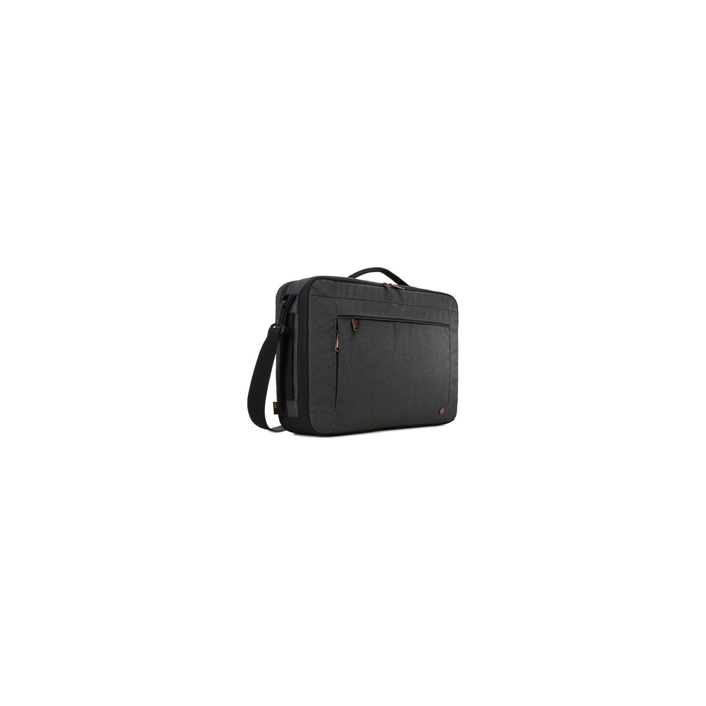 Case Logic | Era Hybrid Briefcase | Fits up to size 15.6 " | Messenger - Briefcase/Backpack | Shoulder strap | Obsidian