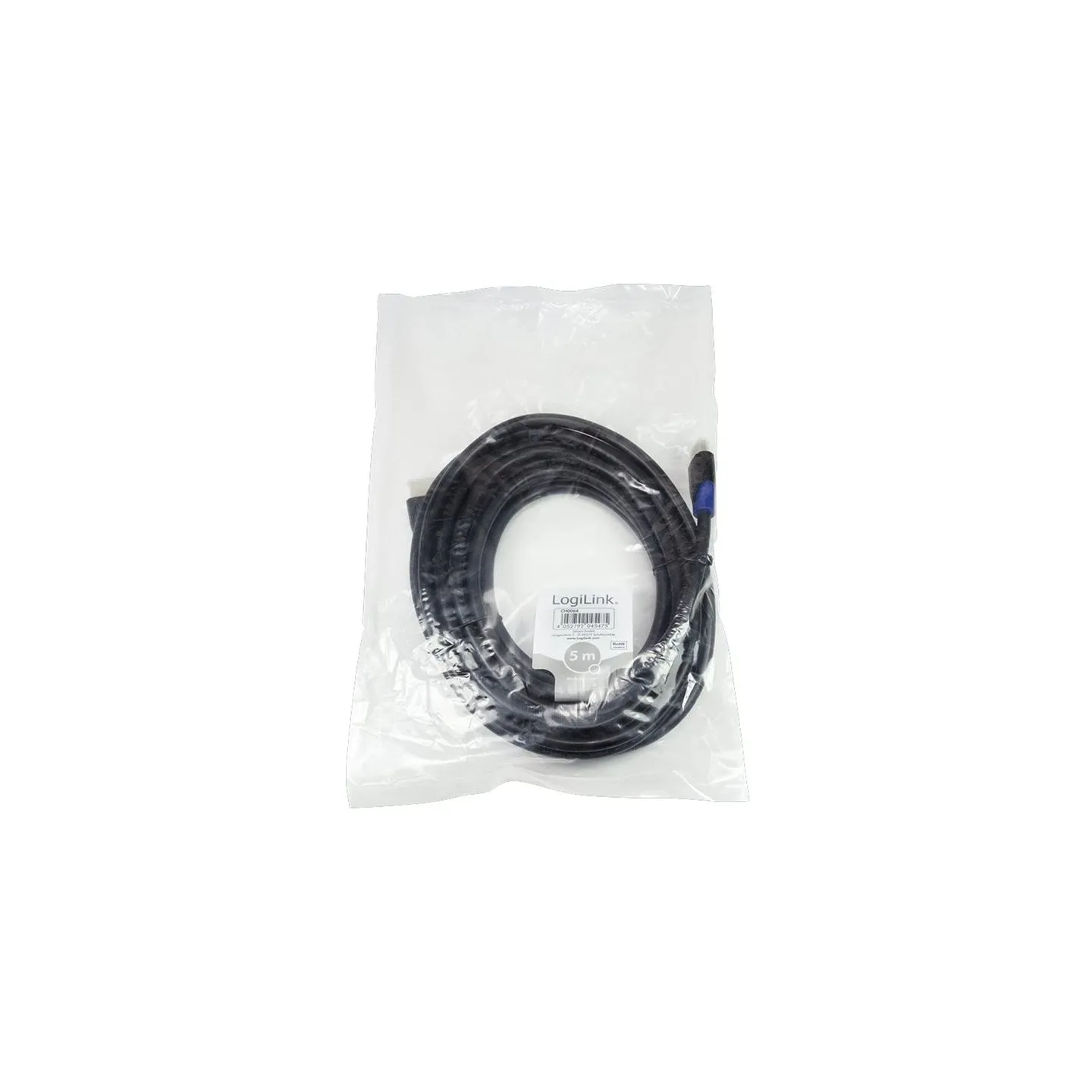 Logilink | Cable HDMI High Speed with Ethernet | CH0064 | HDMI Type A Male | HDMI Type A Male | HDMI to HDMI | 5 m