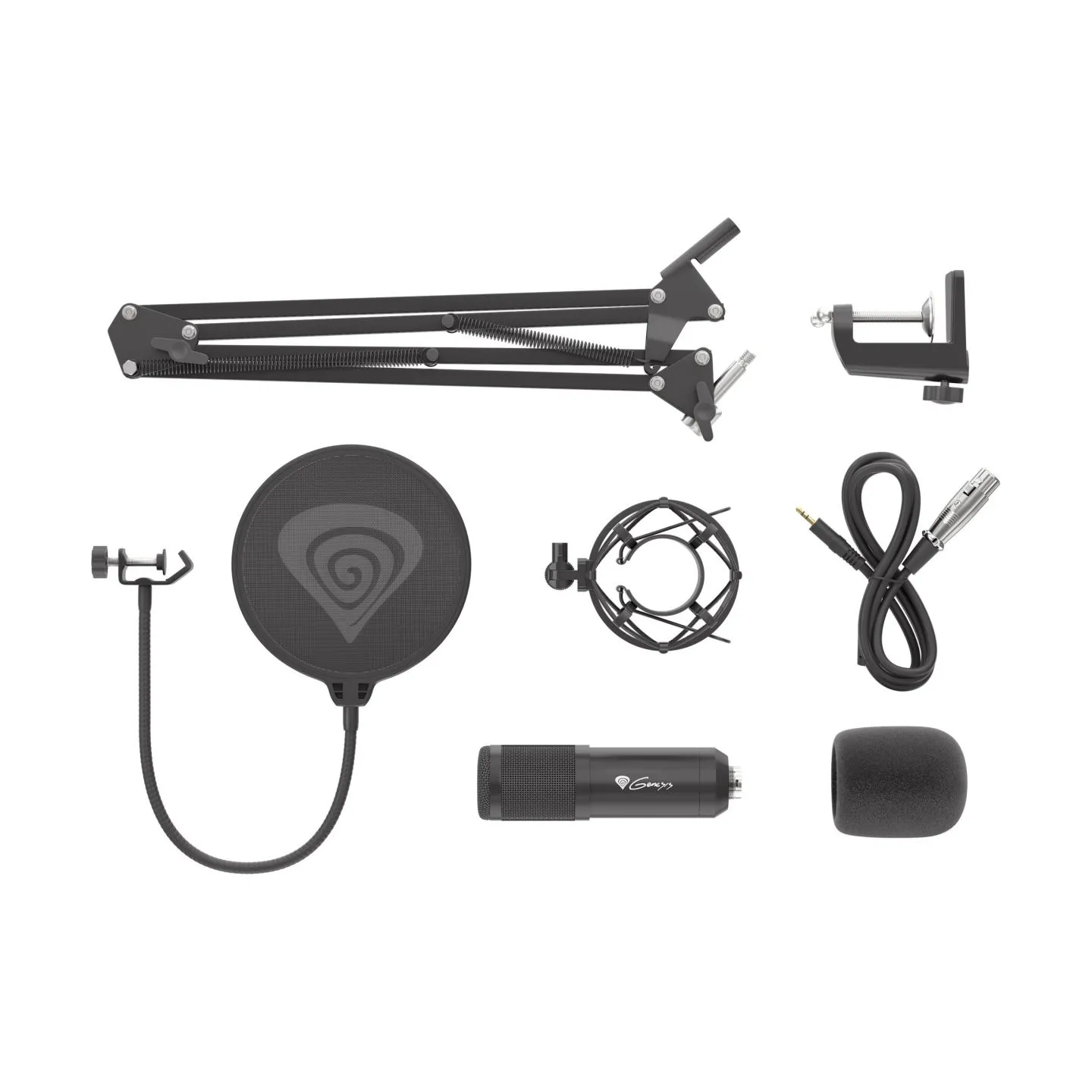 Genesis | Gaming Microphone | Radium 300 | Black | Wired