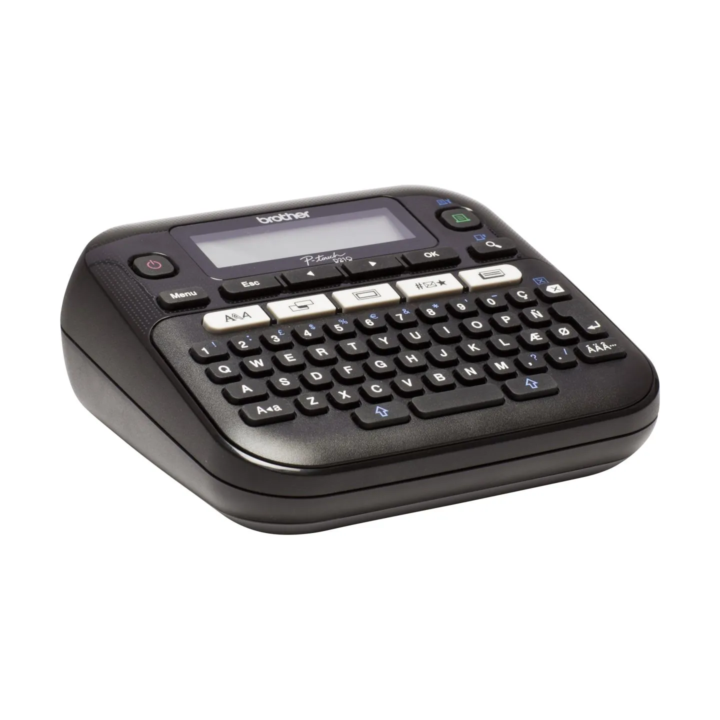 Brother PT-D210VP DESKTOP LABEL THERMO PRINTER, 20MM/SEC + CASE