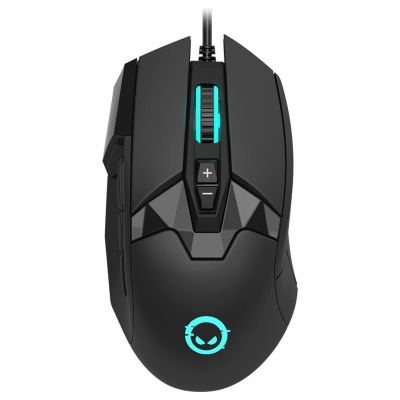 Lorgar Stricter 579, gaming mouse, 9 programmable buttons, Pixart PMW3336 sensor, DPI up to 12 000, 50 million clicks buttons li