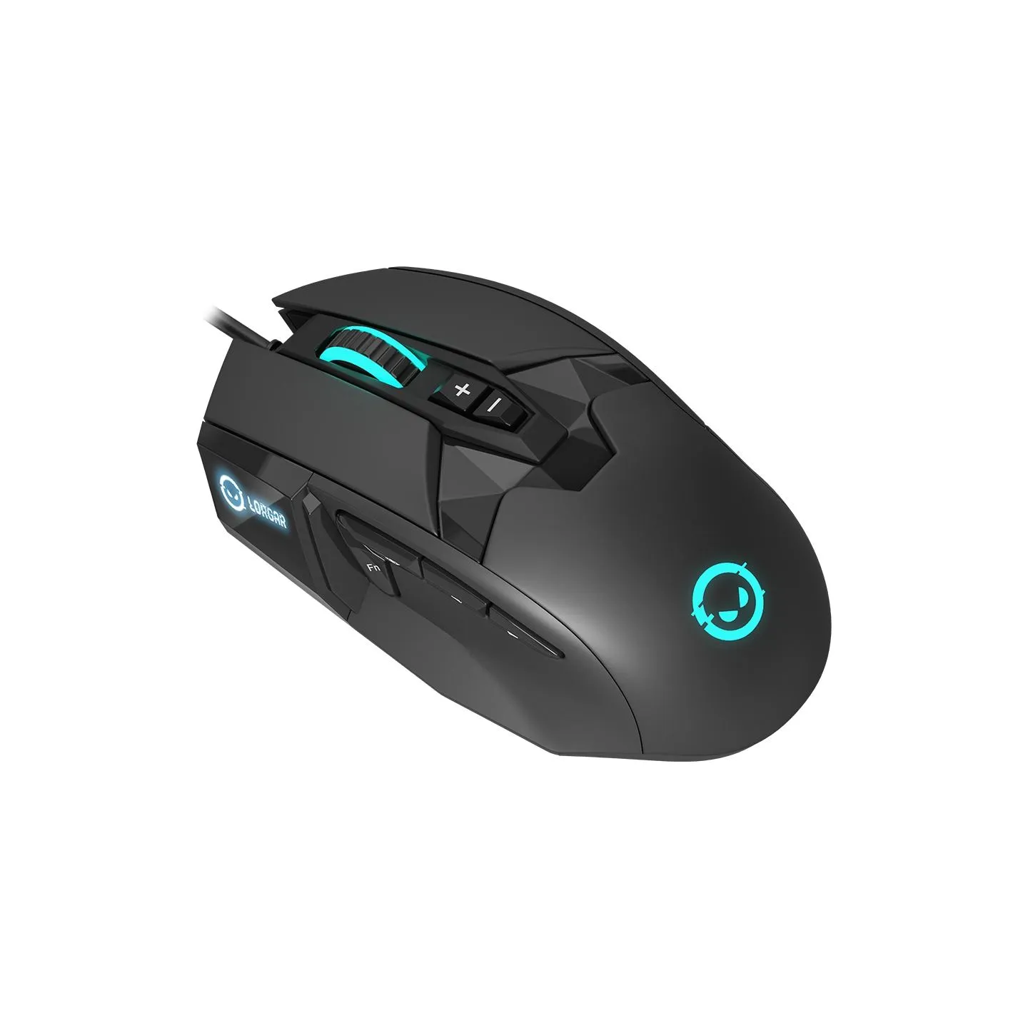 Lorgar Stricter 579, gaming mouse, 9 programmable buttons, Pixart PMW3336 sensor, DPI up to 12 000, 50 million clicks buttons li