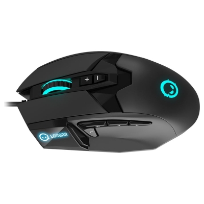 Lorgar Stricter 579, gaming mouse, 9 programmable buttons, Pixart PMW3336 sensor, DPI up to 12 000, 50 million clicks buttons li