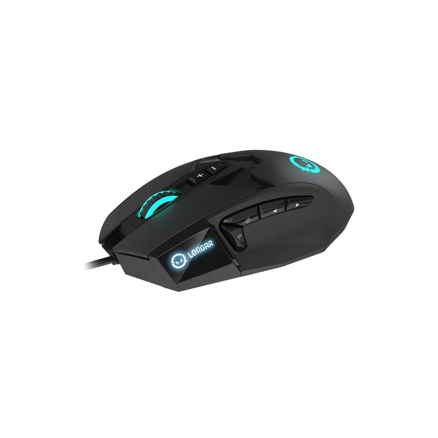 Lorgar Stricter 579, gaming mouse, 9 programmable buttons, Pixart PMW3336 sensor, DPI up to 12 000, 50 million clicks buttons li