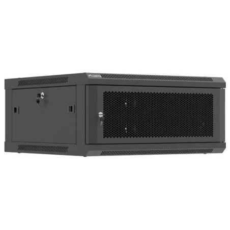 Lanberg Wall mounted installation cabinet 19" 4U 600X600 | WF01-6604-23B | Black