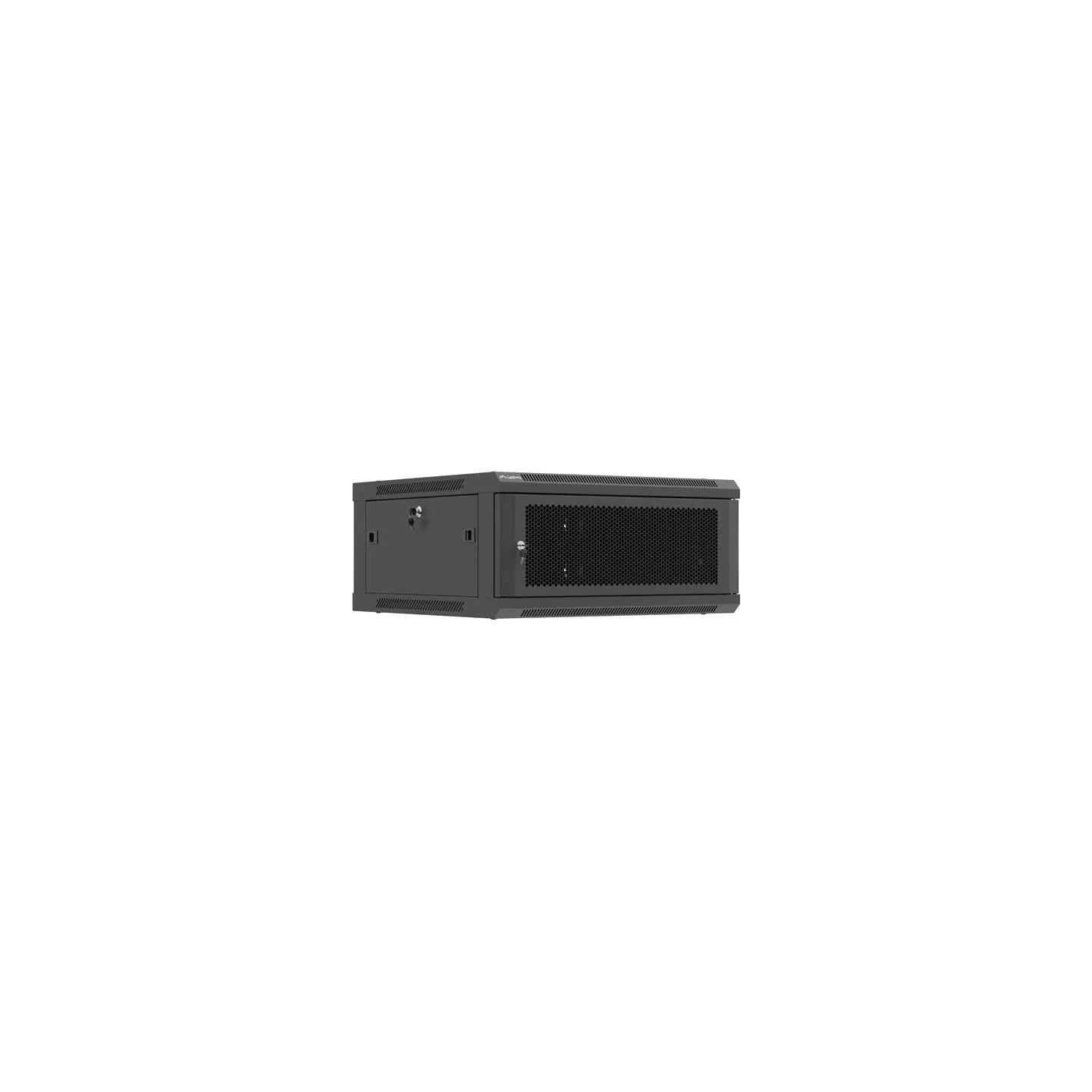 Lanberg Wall mounted installation cabinet 19" 4U 600X600 | WF01-6604-23B | Black