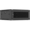 Lanberg Wall mounted installation cabinet 19" 4U 600X600 | WF01-6604-23B | Black