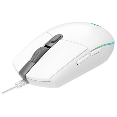Logitech G102 LIGHTSYNC Corded Gaming Mouse - WHITE - USB - EER