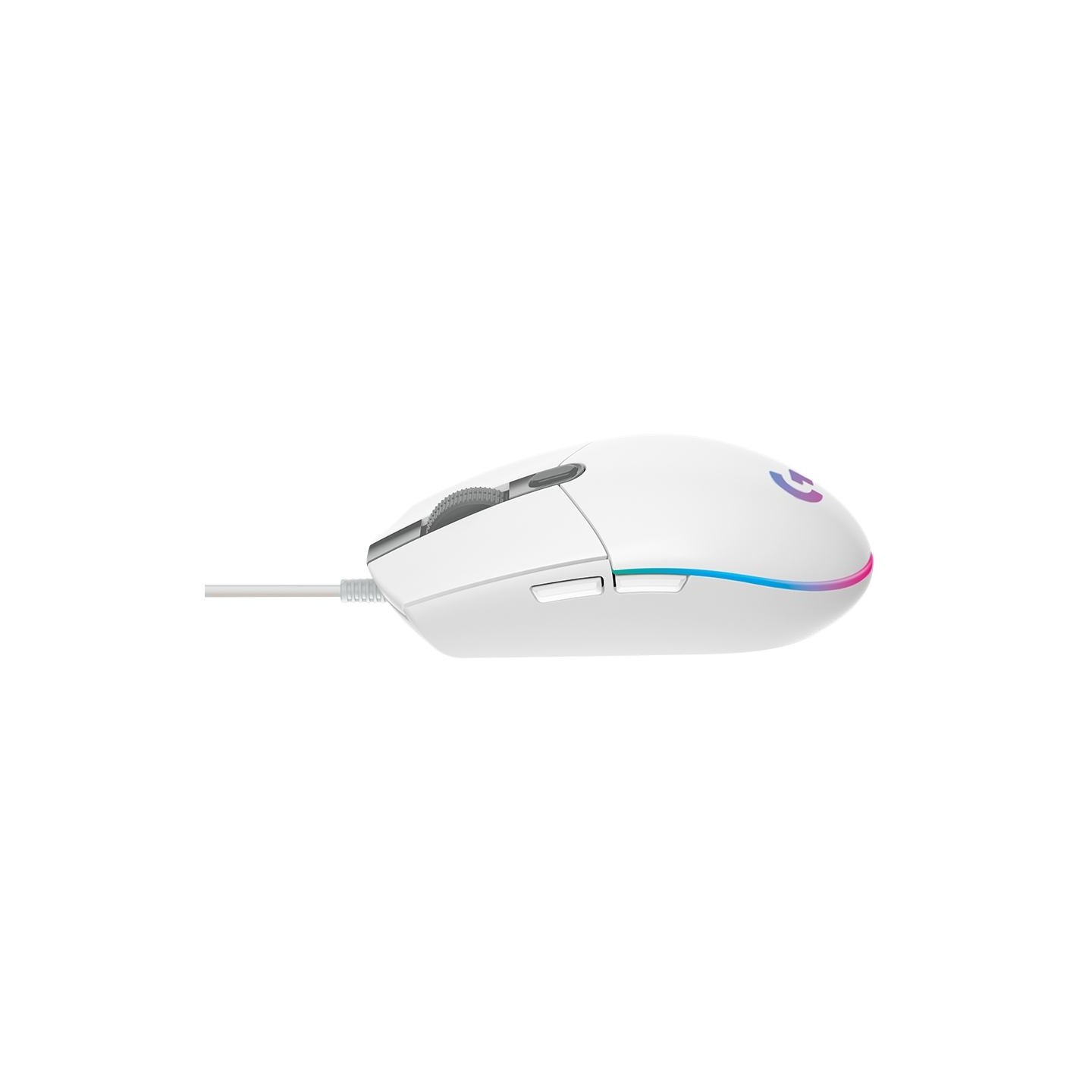 Logitech G102 LIGHTSYNC Corded Gaming Mouse - WHITE - USB - EER