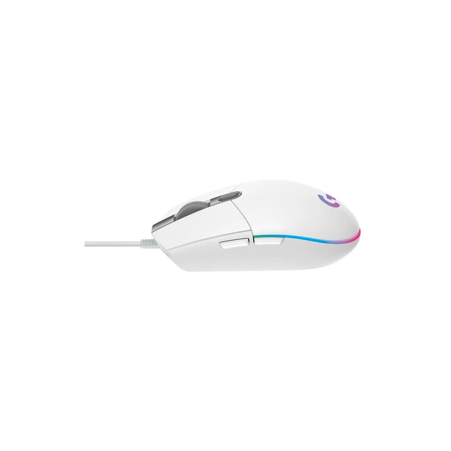 Logitech G102 LIGHTSYNC Corded Gaming Mouse - WHITE - USB - EER