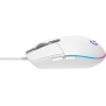 Logitech G102 LIGHTSYNC Corded Gaming Mouse - WHITE - USB - EER
