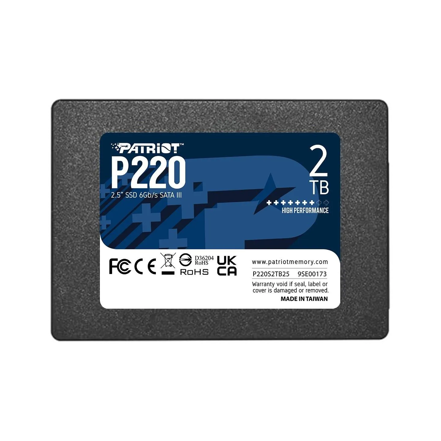 Patriot SSD drive 2TB P220 2.5 inches 550/500MB/s SATA III
