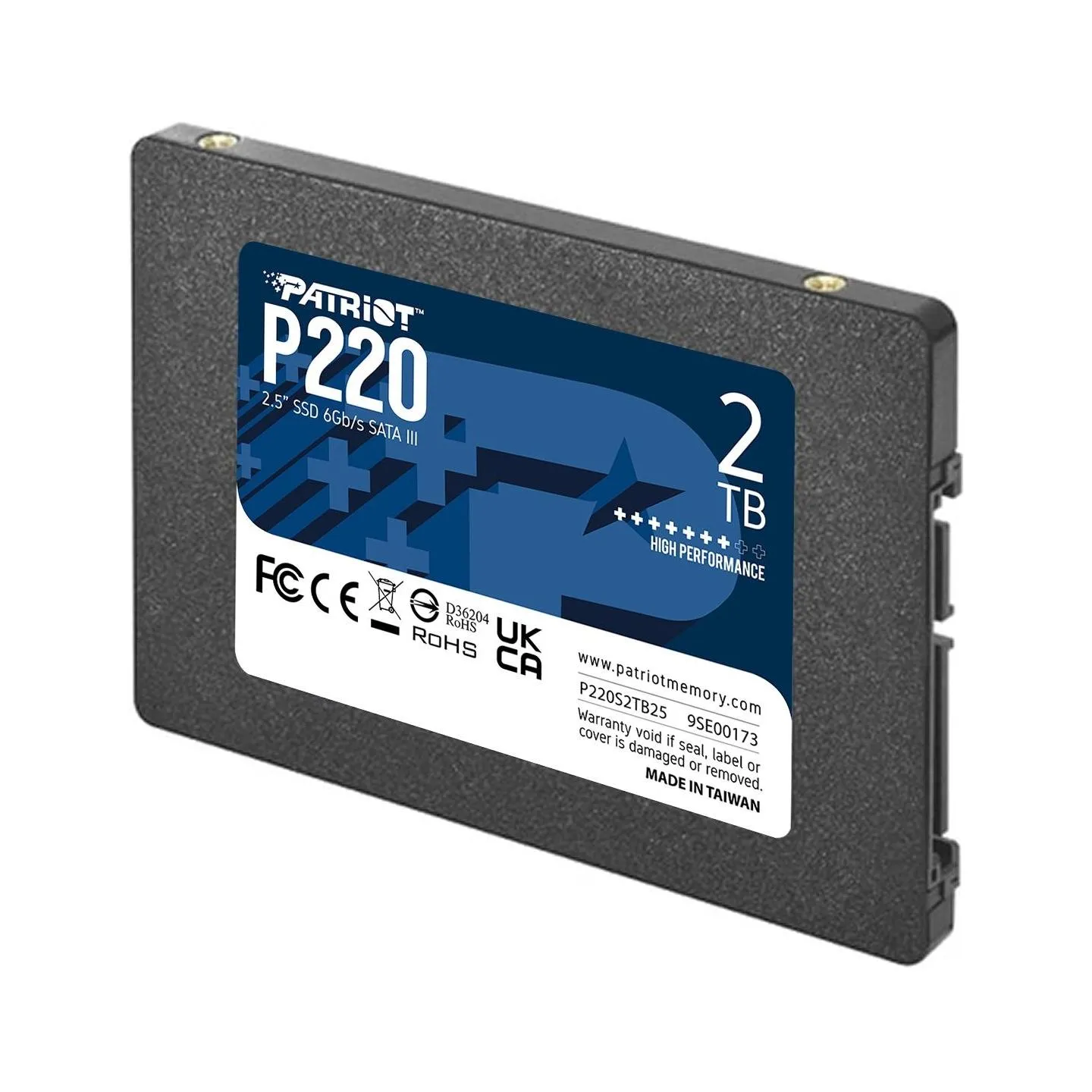 Patriot SSD drive 2TB P220 2.5 inches 550/500MB/s SATA III