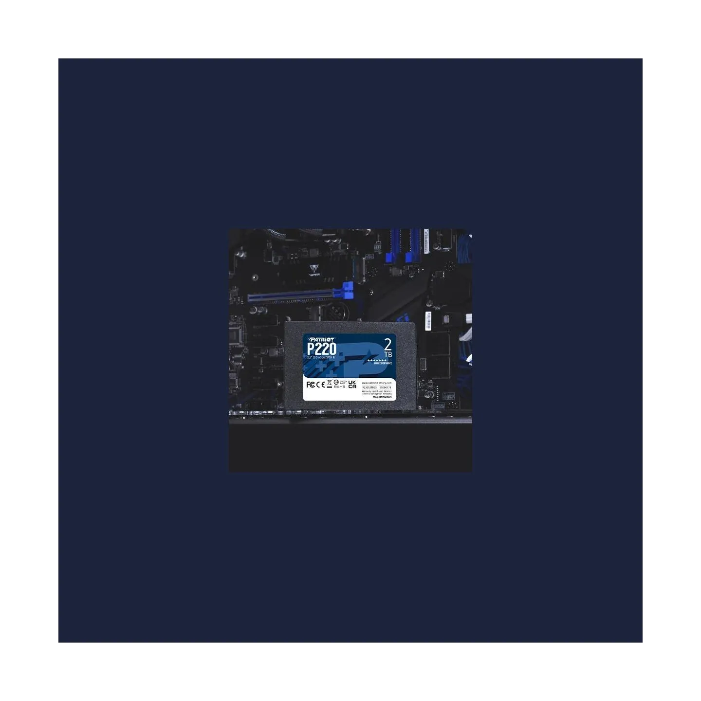 Patriot SSD drive 2TB P220 2.5 inches 550/500MB/s SATA III