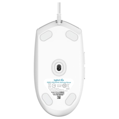 Logitech G102 LIGHTSYNC Corded Gaming Mouse - WHITE - USB - EER