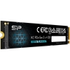 Silicon Power SP P34A60 | 128 GB | Solid-state drive interface M.2 PCIe Gen 3x4 | Read speed 1800 MB/s | Write speed 600 MB/s