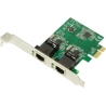 Logilink PC0075, 2-port Gigabit PCI Express network card | Logilink | 2 x Gigabit Lan (RJ 45) | PCIe