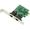 Logilink PC0075, 2-port Gigabit PCI Express network card | Logilink | 2 x Gigabit Lan (RJ 45) | PCIe