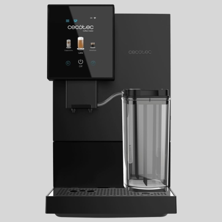 Cecotec Coffee Maker | Cremmaet Compactccino Connected | Pump pressure 19 bar | Built-in milk frother | Super-automatic | Black