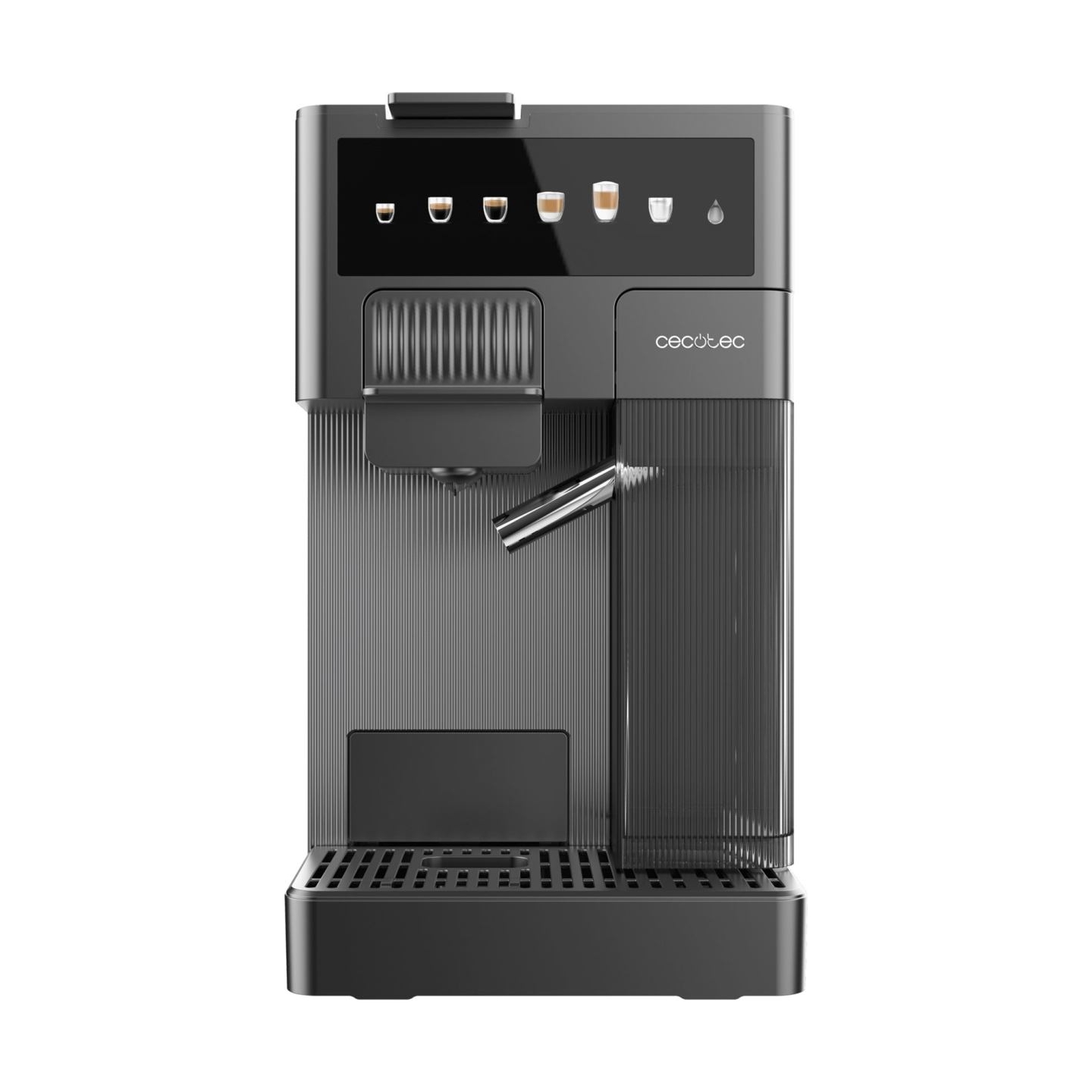Cecotec Coffee machine | FreeStyle Latte T | Pump pressure 20 bar | Built-in milk frother | Automatic | Grey | 1350 W