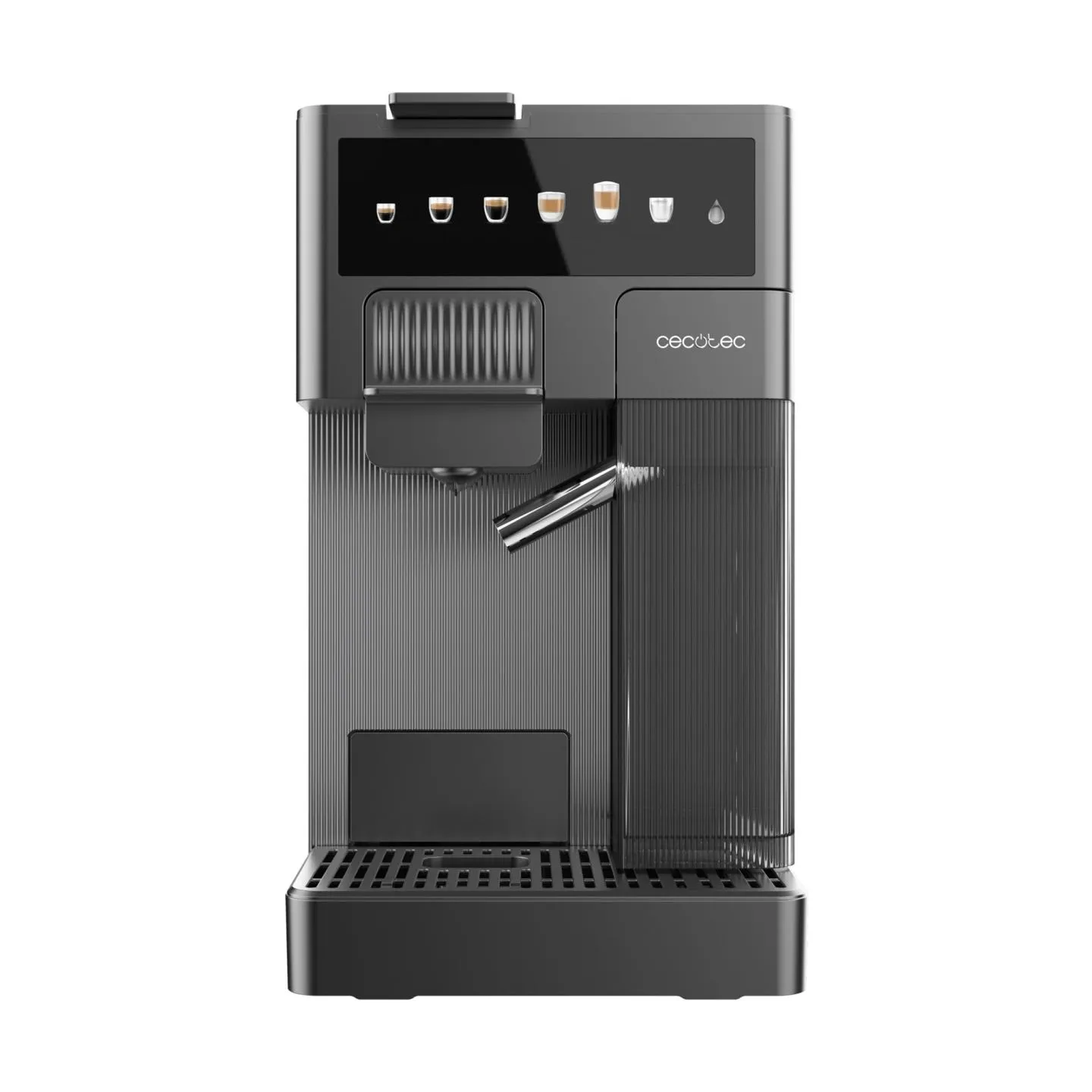 Cecotec Coffee machine | FreeStyle Latte T | Pump pressure 20 bar | Built-in milk frother | Automatic | Grey | 1350 W