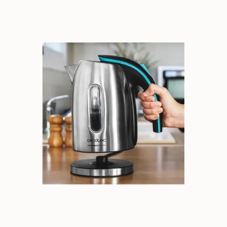 Cecotec Kettle | ThermoSense 220 Steel | Electric | 1630 W | 1.2 L | Stainless Steel | 360° rotational base | Stainless Steel