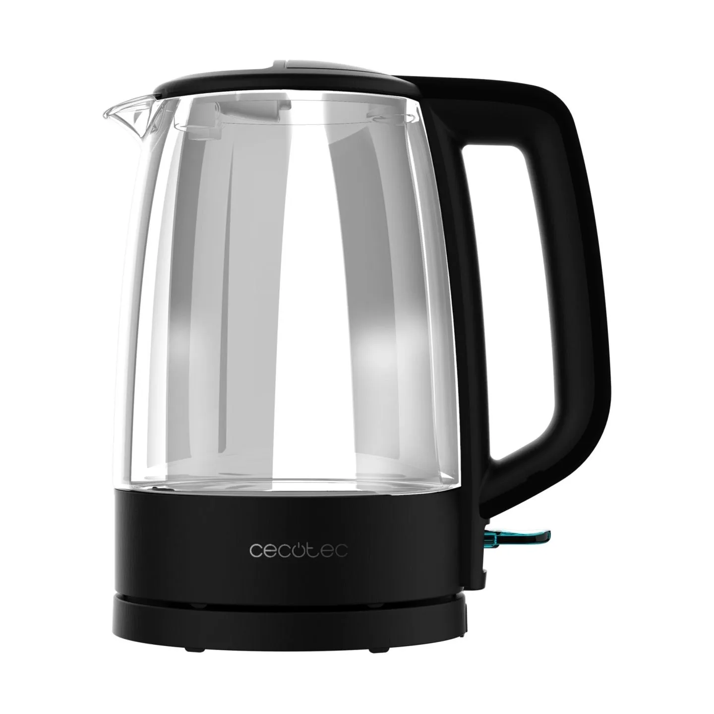 Cecotec Kettle | ThermoSense 320 Clear | 2200 W | Electric | 1.7 L | Glass | 360° rotational base | Black/Transparent