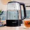 Cecotec Kettle | ThermoSense 320 Clear | 2200 W | Electric | 1.7 L | Glass | 360° rotational base | Black/Transparent