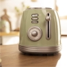 Cecotec Toaster | Toast&Taste 800 Vintage | Power 850 W | Number of slots 2 | Housing material Stainless steel | Light Green