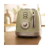 Cecotec Toaster | Toast&Taste 800 Vintage | Power 850 W | Number of slots 2 | Housing material Stainless steel | Light Green