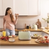 Cecotec Toaster | Toast&Taste 800 Vintage | Power 850 W | Number of slots 2 | Housing material Stainless steel | Light Green