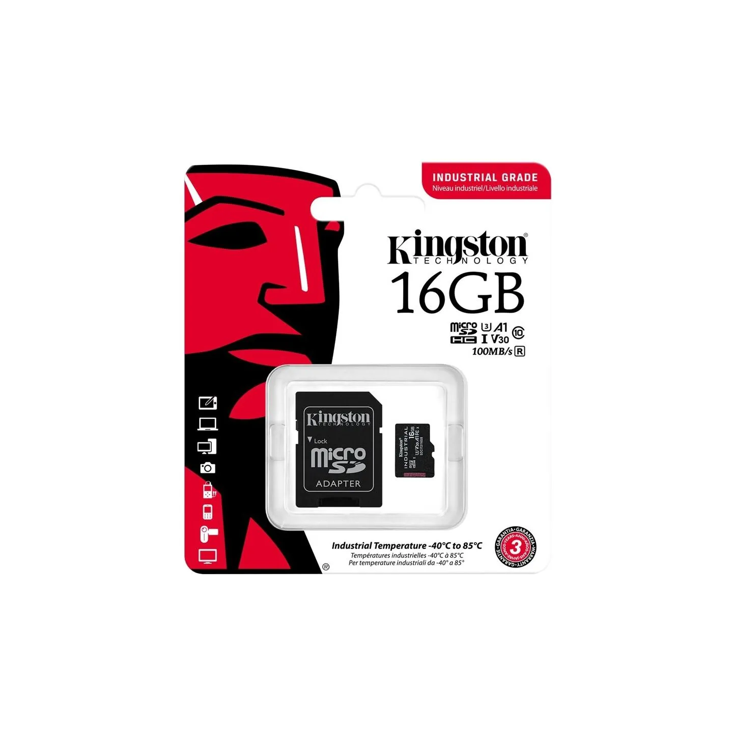 Kingston 16GB microSDHC Industrial C10
