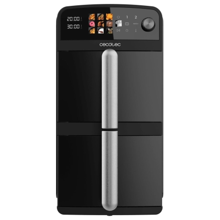 Cecotec Double hot air fryer | Cecofry DuoLevel 10000 | Power 2400 W | Capacity 10 L | Black