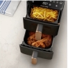 Philips Airfryer, Dual Basket | NA462/80 4000 Series | Capacity 10 L | Power 2750 W | RapidAir | Silk White/Beige