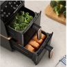 Philips Airfryer, Dual Basket | NA462/80 4000 Series | Capacity 10 L | Power 2750 W | RapidAir | Silk White/Beige