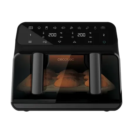 Cecotec Double hot air fryer | Cecofry Advance 9000 Window | Power 2200 W | Capacity 9 L | Black