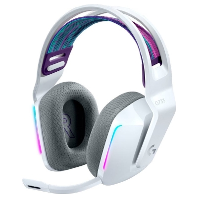 Logitech G733 LIGHTSPEED Wireless RGB Gaming Headset - WHITE