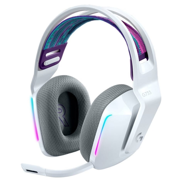 Logitech G733 LIGHTSPEED Wireless RGB Gaming Headset - WHITE