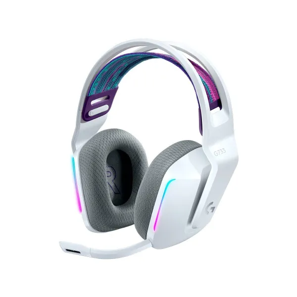 Logitech G733 LIGHTSPEED Wireless RGB Gaming Headset - WHITE