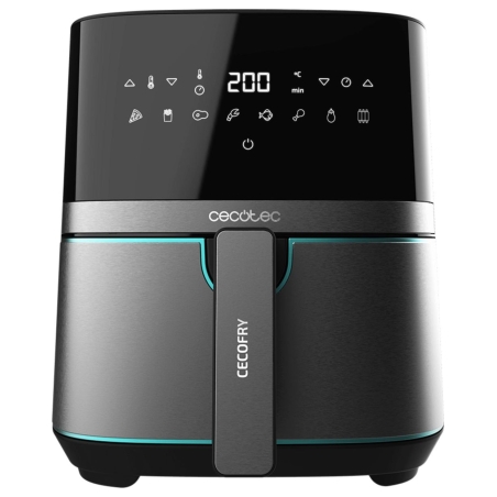 Cecotec Hot air fryer | Cecofry Full InoxBlack 5500 Pro | Power 1700 W | Capacity 5.5 L | Black inox/Black
