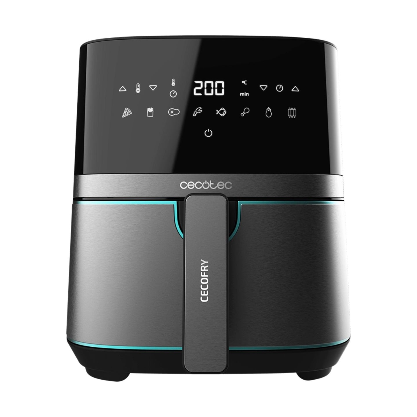 Cecotec Hot air fryer | Cecofry Full InoxBlack 5500 Pro | Power 1700 W | Capacity 5.5 L | Black inox/Black