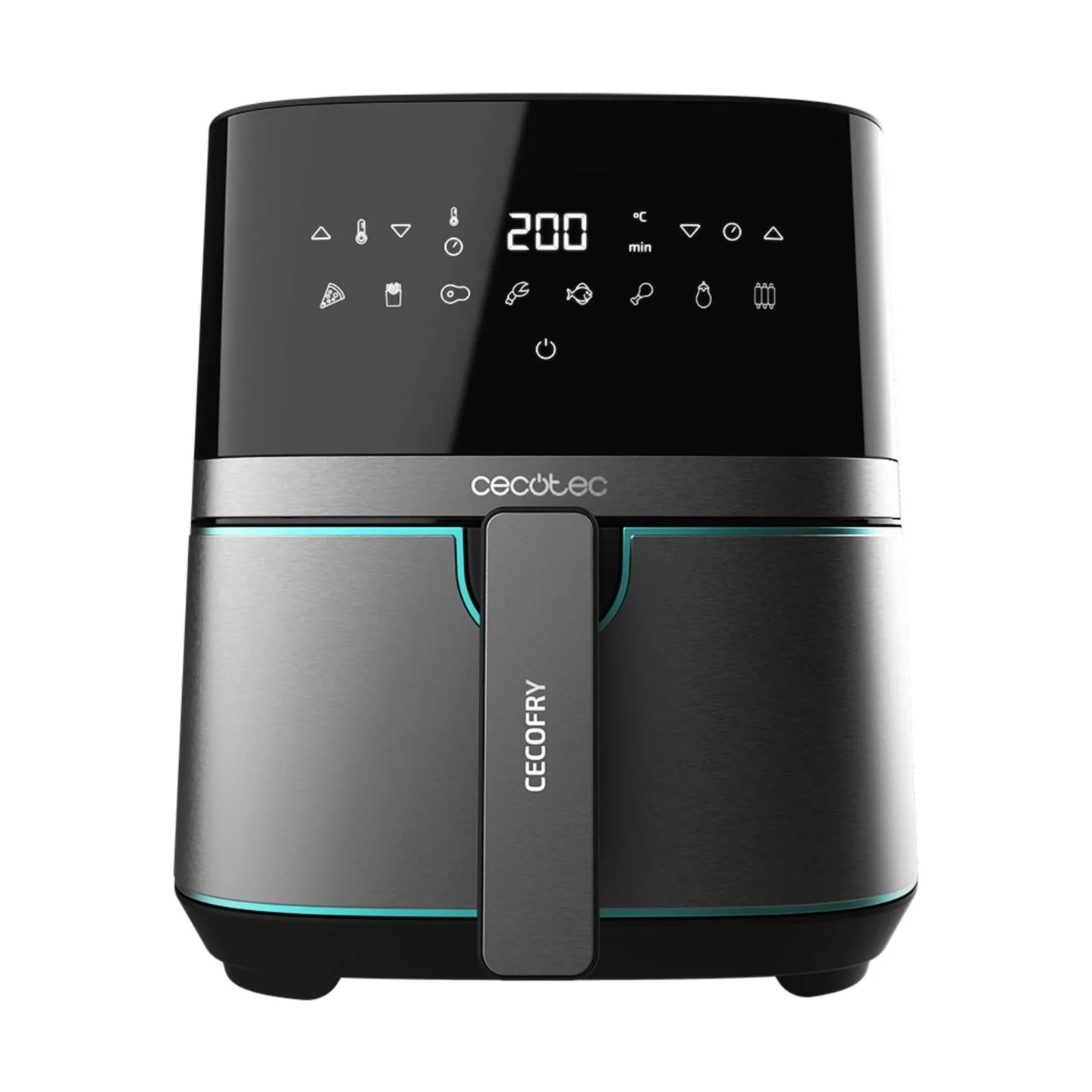 Cecotec Hot air fryer | Cecofry Full InoxBlack 5500 Pro | Power 1700 W | Capacity 5.5 L | Black inox/Black