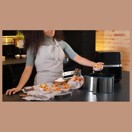 Cecotec Hot air fryer | Cecofry Full InoxBlack 5500 Pro | Power 1700 W | Capacity 5.5 L | Black inox/Black