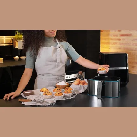 Cecotec Hot air fryer | Cecofry Full InoxBlack 5500 Pro | Power 1700 W | Capacity 5.5 L | Black inox/Black