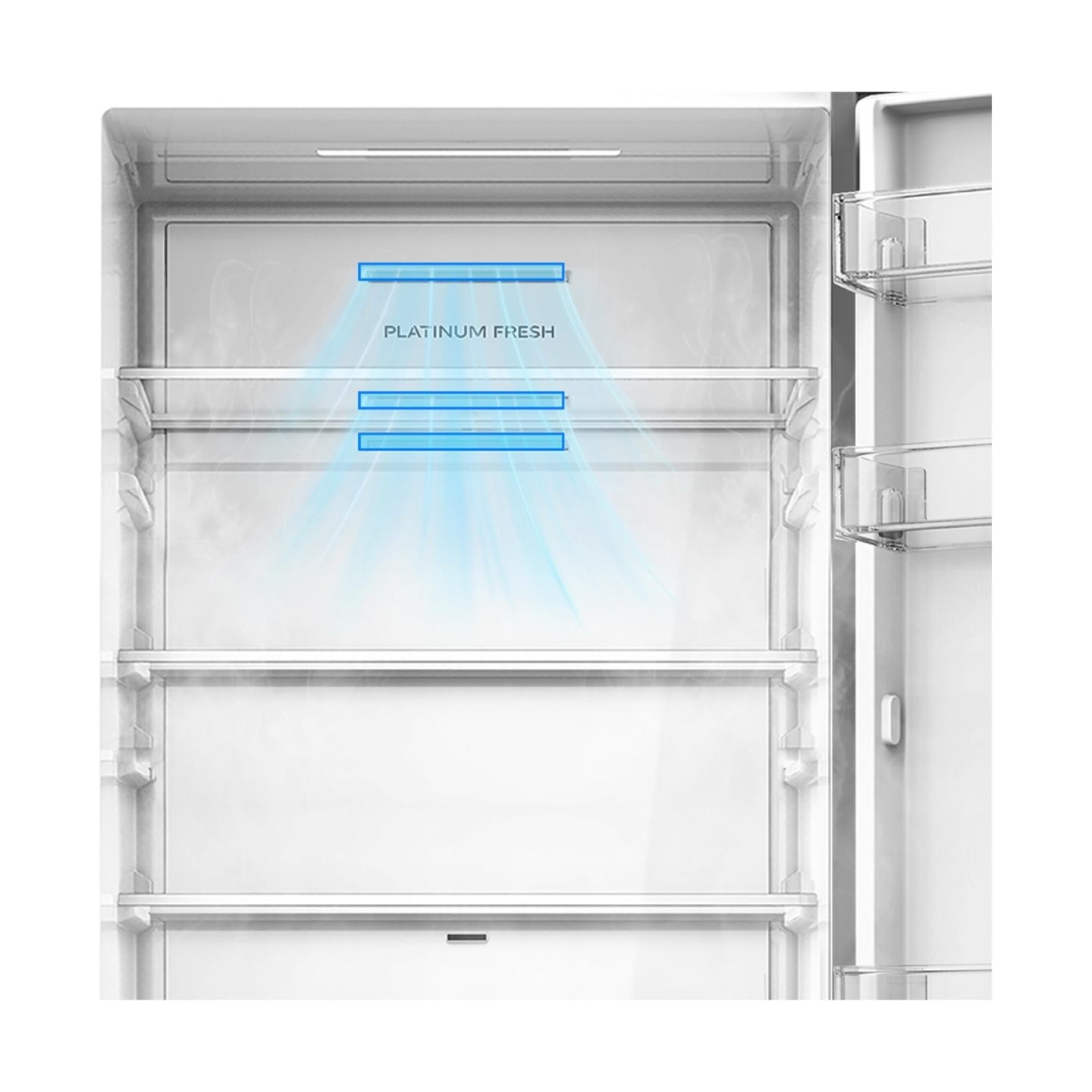 Midea Refrigerator | MDRB548MME46 | Energy efficiency class E | Free standing | Combi | Height 186 cm | No Frost system | Fridge