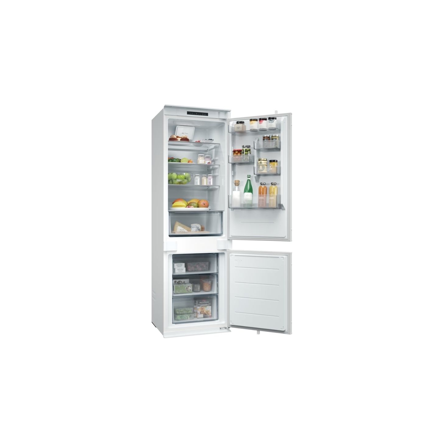 Candy Refrigerator | ECNBQL3518EV | Energy efficiency class E | Built-in | Combi | Height 177.3 cm | Fridge net capacity 194 L |