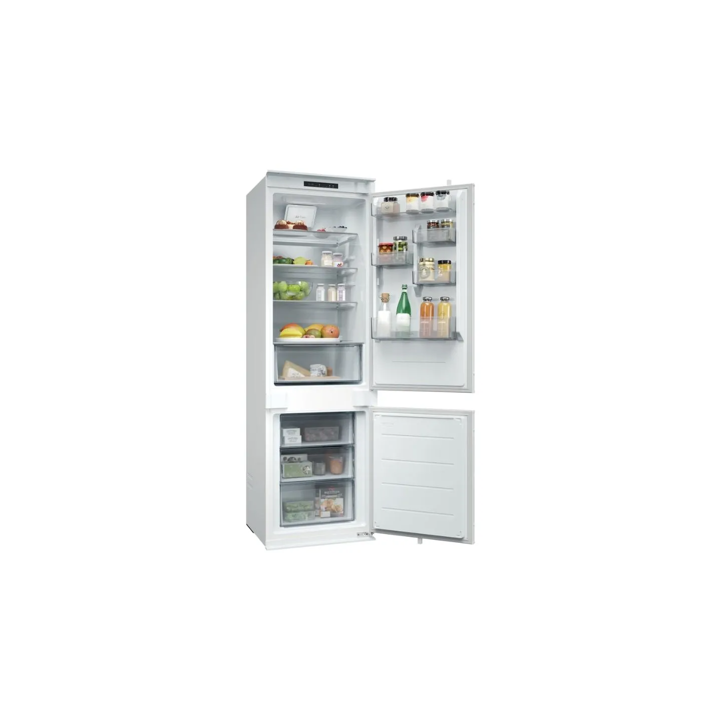 Candy Refrigerator | ECNBQL3518EV | Energy efficiency class E | Built-in | Combi | Height 177.3 cm | Fridge net capacity 194 L |