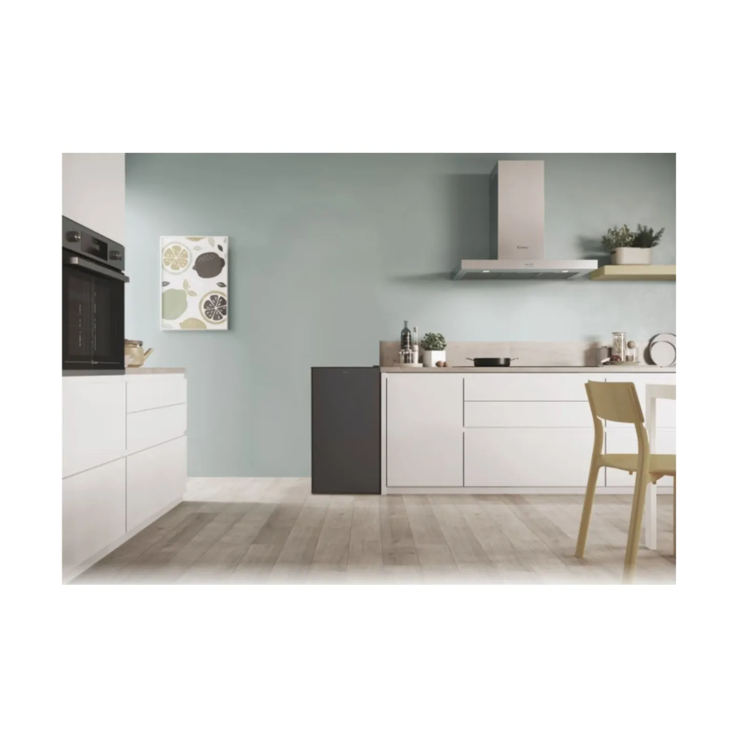 Candy Table Top Refrigerator | CHASD4385EBC | Energy efficiency class E | Free standing | Larder | Height 85 cm | Fridge net cap