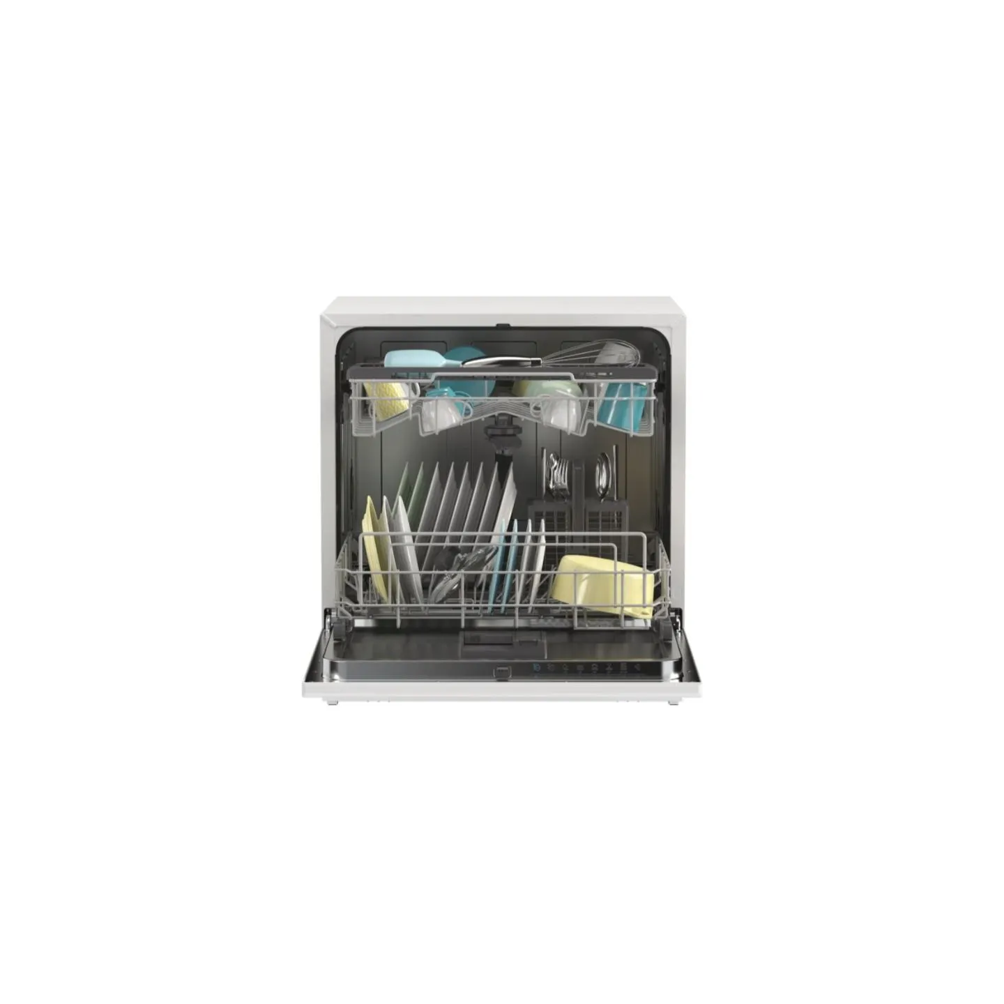 Candy Dishwasher | CP 8F9FFW | Free-standing | Width 55 cm | Number of place settings 8 | Number of programs 8 | Energy efficien